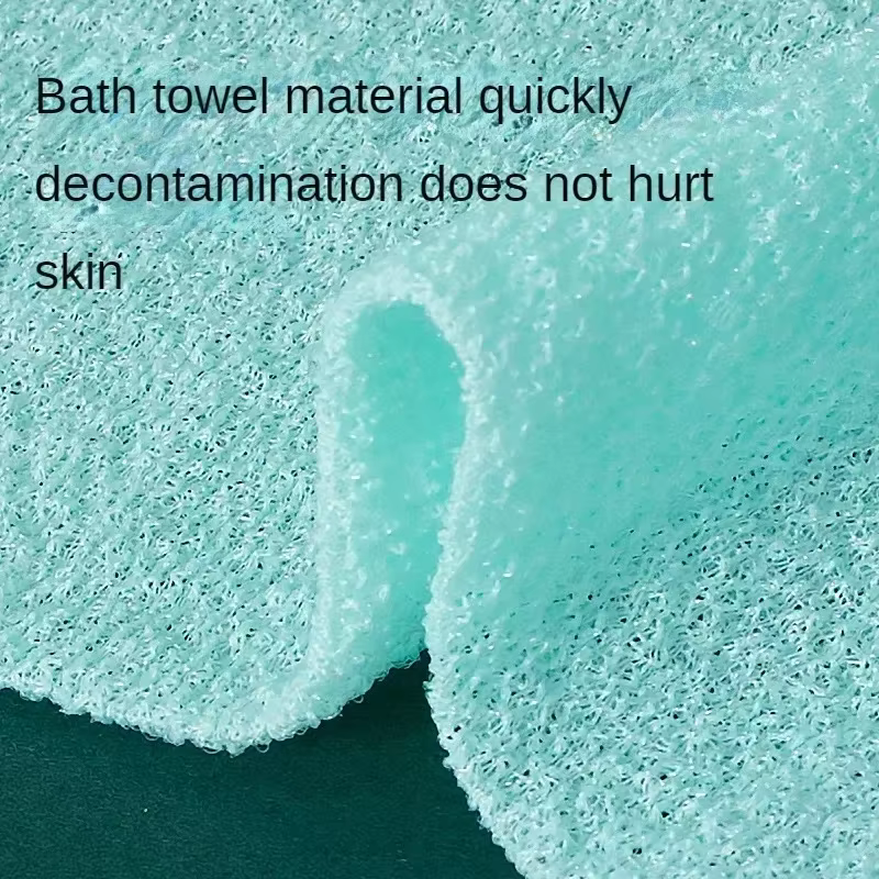 Exfoliant frottant serviette de bain gant de toilette élastique douche corps gommage nettoyage Massage