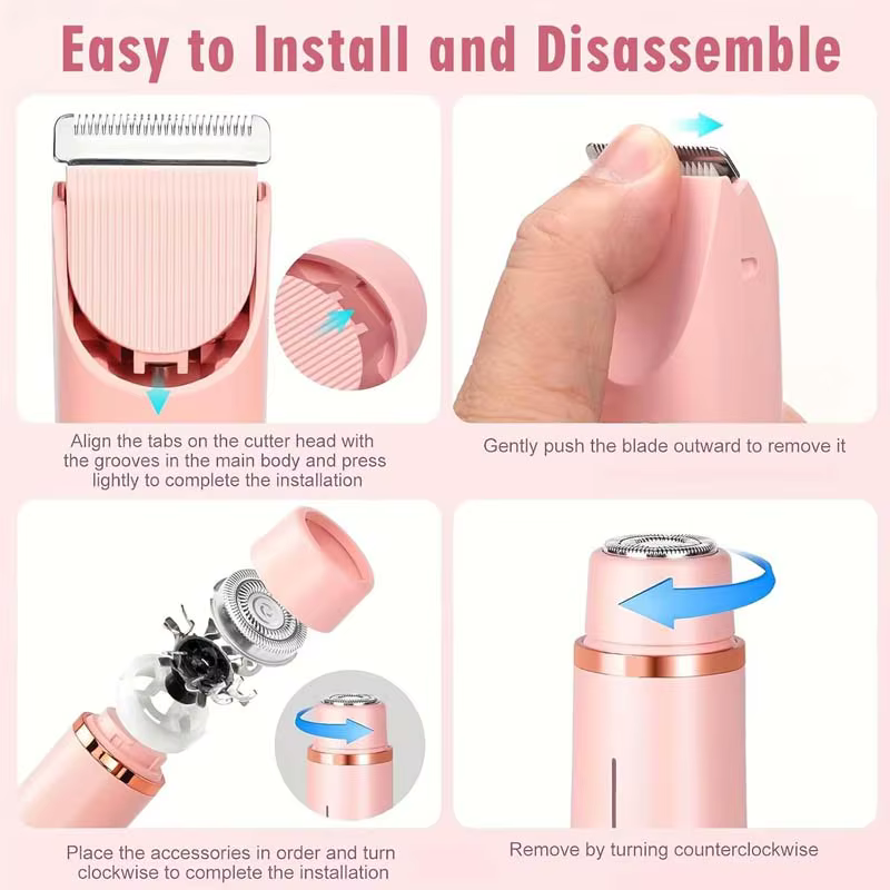 Rasoir électrique rechargeable pour femme