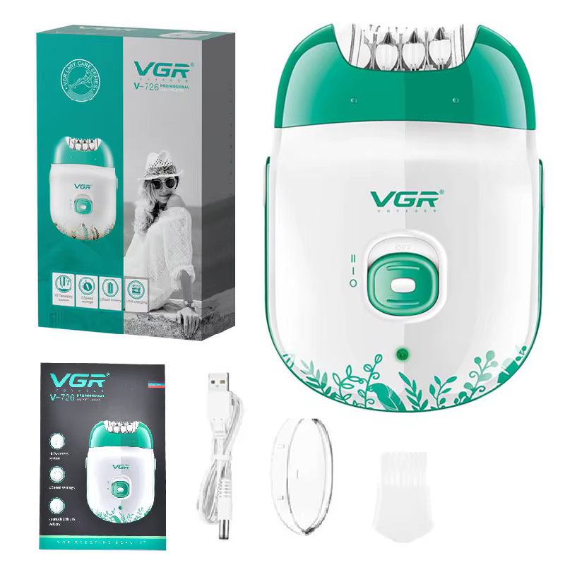Original VGR Rechargeable femmes épilateur électrique femme