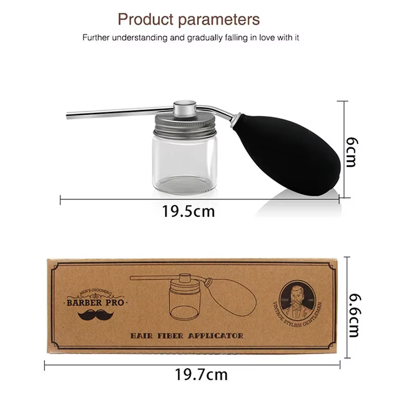 Salon de coiffure rechargeable talc fibre poudre souffleur coiffeurs