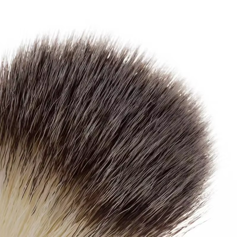 Brosse de rasage avec manche en bois pour hommes
