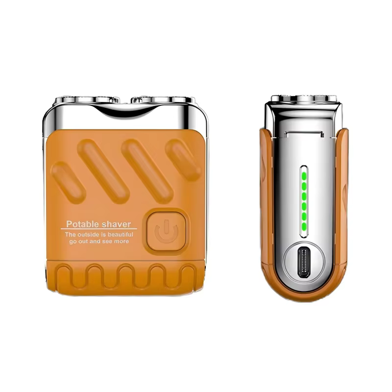 Kit de rasage électrique rechargeable par USB pour hommes - Appareil compact pour l'épilation à domicile