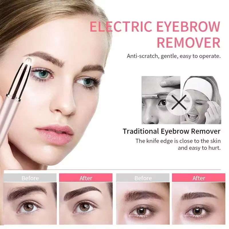 Mini rasoir de sourcils électrique sécurité épilation