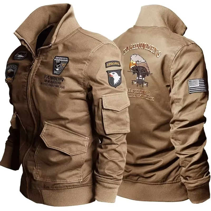 Veste de moto tactique pour hommes, coupe-vent militaire de pilote de l'armée de Combat SWAT, manteau Cargo multi-poches d'automne pour motard en plein air