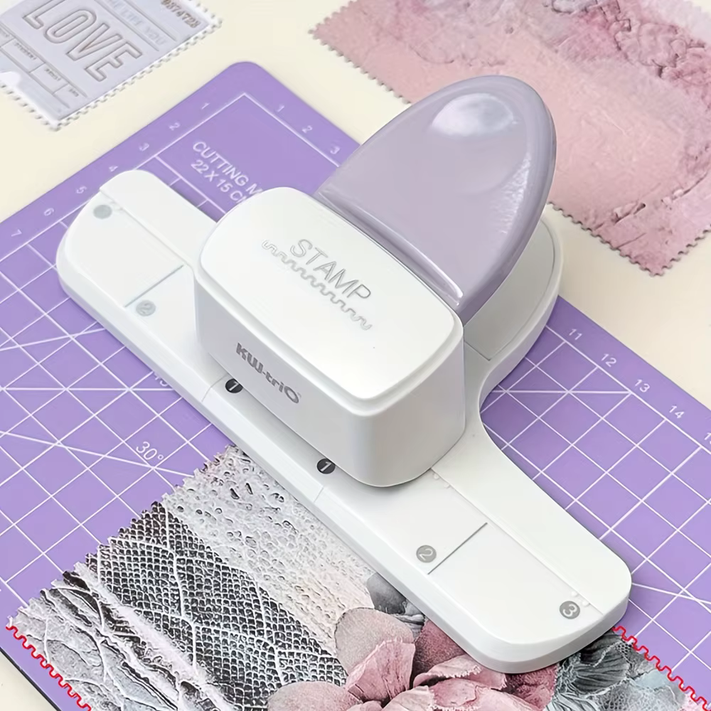 Machine à gaufrer manuelle 1 pièce - Outil multifonctionnel pour estamper et imprimer | Fonctionnement manuel portable pour une création facile et exquise