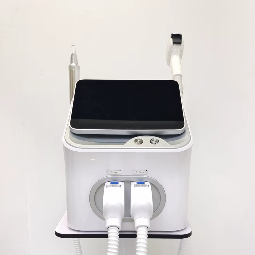 Professionnel 2 en 1 Diode Laser 4000w 4 vagues 808nm Machine d'épilation picoseconde Qswitch ND YAG 1064NM