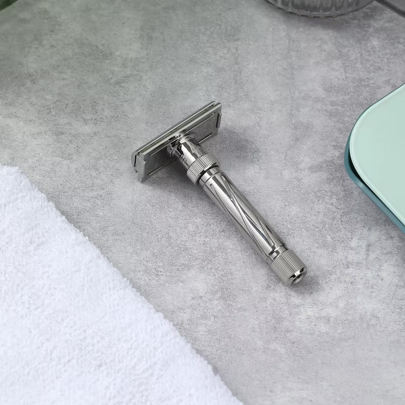 YAQI Ultima Rasoir de sécurité réglable en acier inoxydable pour hommes