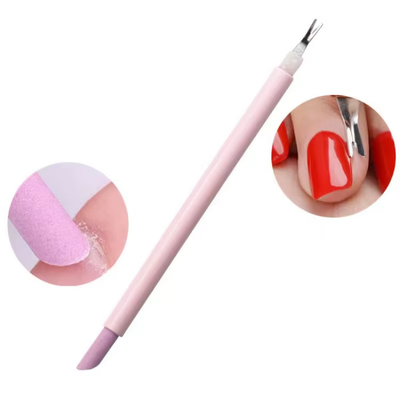 Tondeuse à double tête en acier inoxydable avec poussoir
