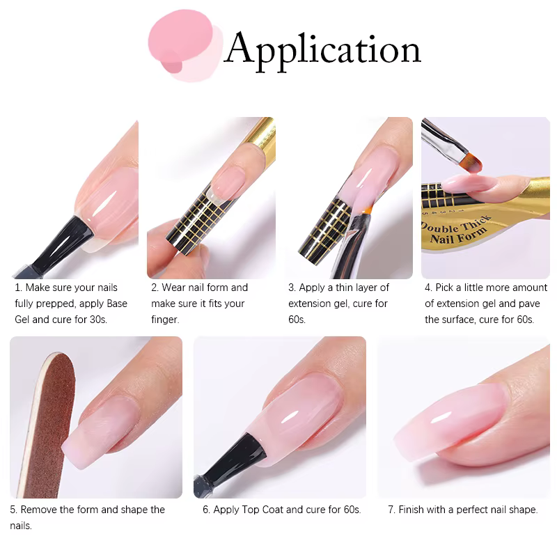 UR SUGAR 150g Extension gelée nue Rose rouge Extension rapide Gel vernis à ongles Extension UV LED manucure tremper