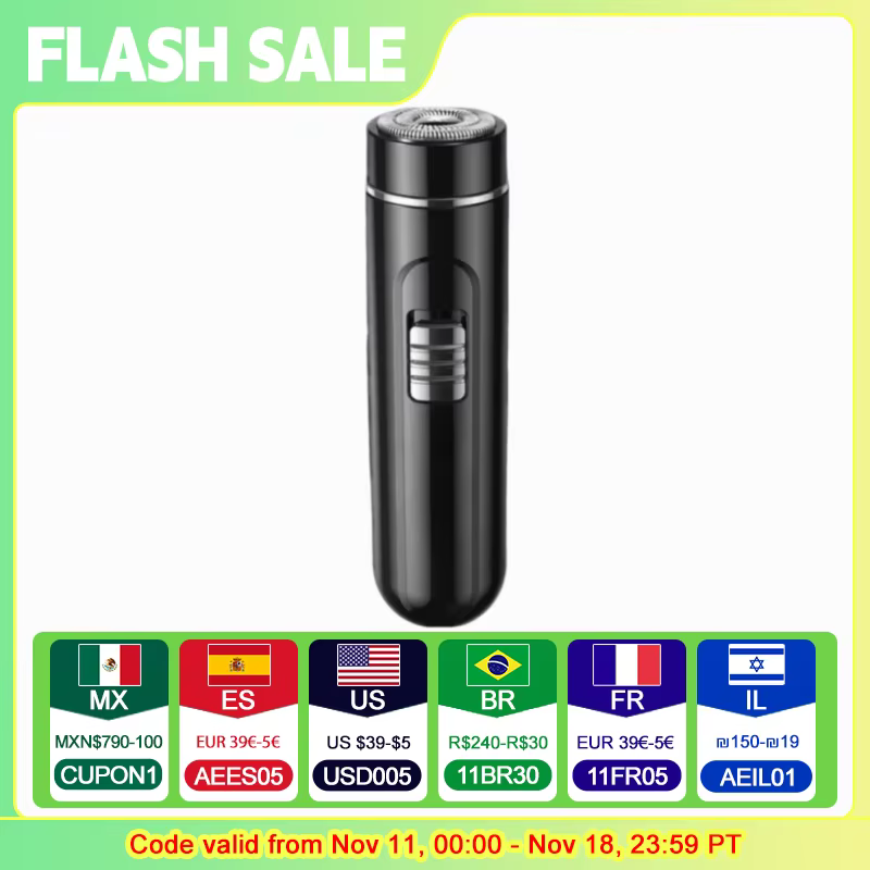 Rasoir électrique compact pour homme