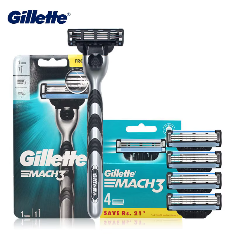 Original Gillette Mach 3 lames de rasoir Manul