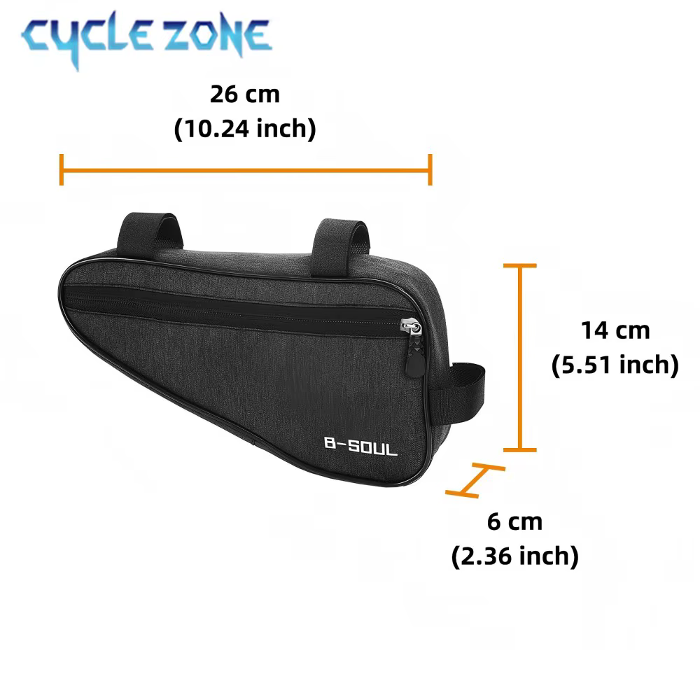 Sac triangulaire de vélo, sacs de rangement de selle de cadre de Tube avant de vélo, pochette de cyclisme vtt, sac polyvalent Durable, accessoires de vélo
