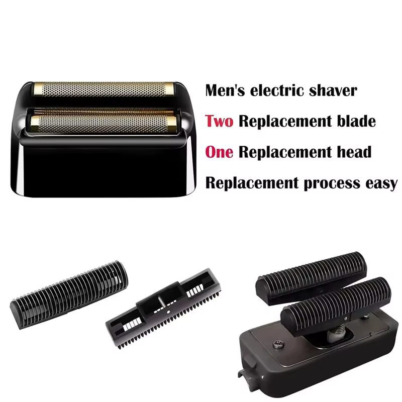 Têtes de rechange professionnelles A52Q-Babylisspro Barberology FXFS2 pour rasoirs électriques à lames dorées – Grande demande des clients