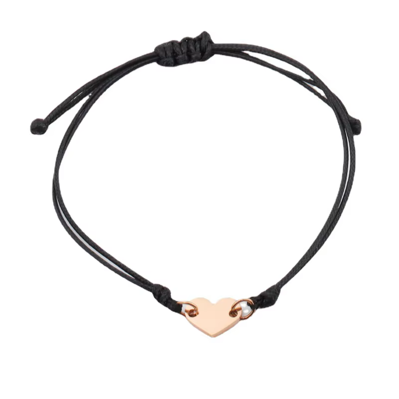 Bracelet tressé fait à la main, 10 pièces, cordon ciré réglable, chaîne pendentif pour bricolage, accessoires de Bracelet faits à la main, bijoux