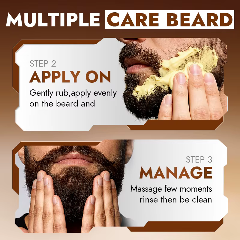 Baume de soin pour barbe au bois de santal pour hommes
