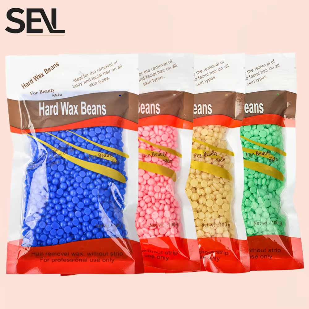 100g-400g haricots de cire dure épilateur solide sans bande dépilatoire Film chaud