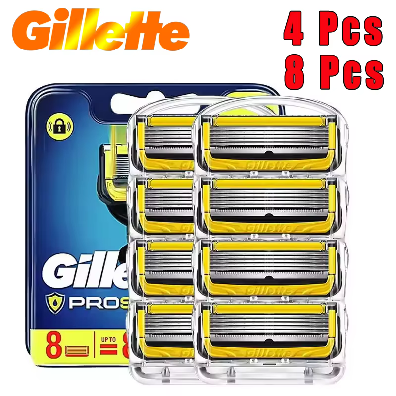 Lame de rasoir pour rasoir ProGlide ProShield Fusion5 Gillette Fusion Proshield lame de rasoir 5 couches en acier inoxydable