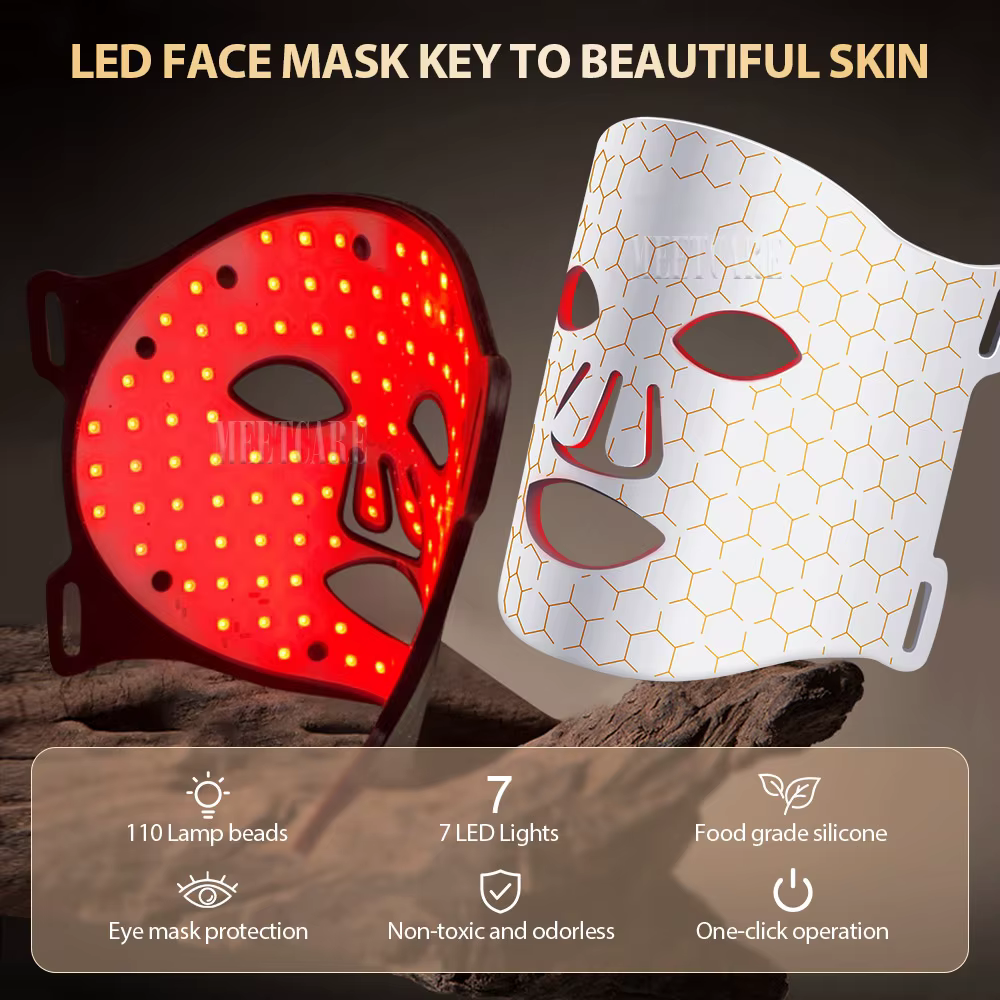Masque facial LED 7 couleurs