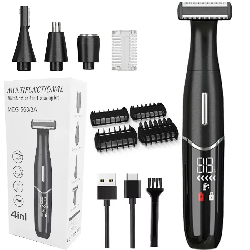 Zone intime coupe de cheveux rasoir de précision hommes ligne de Bikini boules
