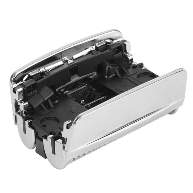 2 PCS 83M Tête de rechange en plastique et métal argenté pour rasoir électrique Braun série 8 S8