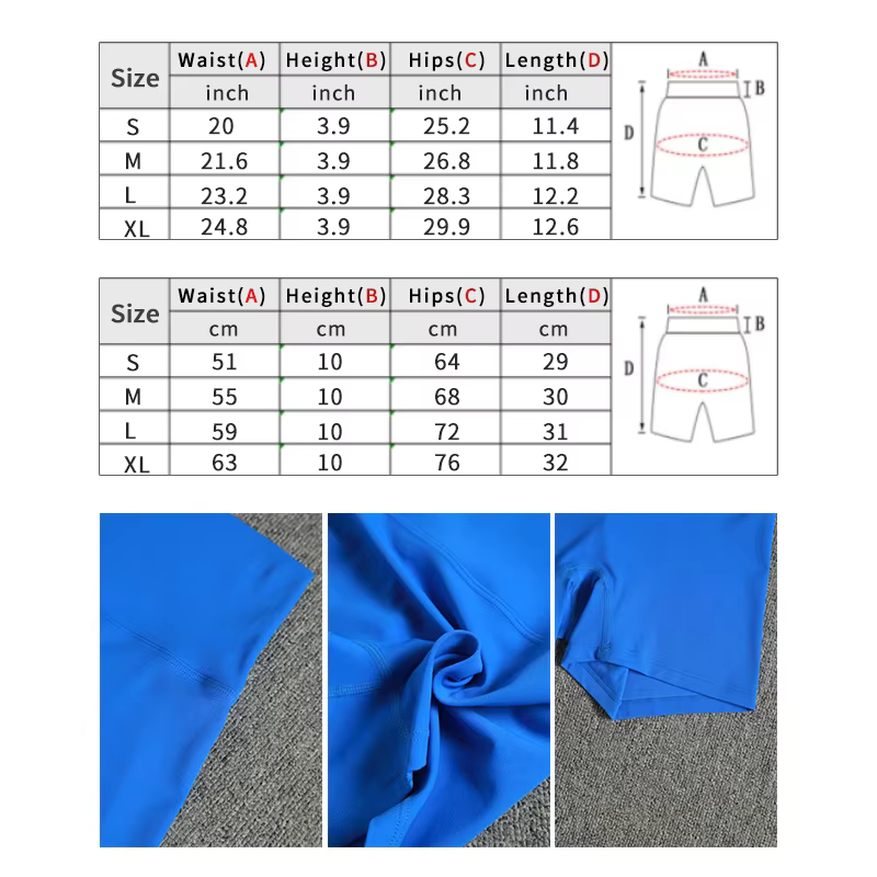 Couleur unie femmes Fitness Sport court taille haute Yoga court Legging vélo doux Squatting preuve entraînement complet Jog Athleti