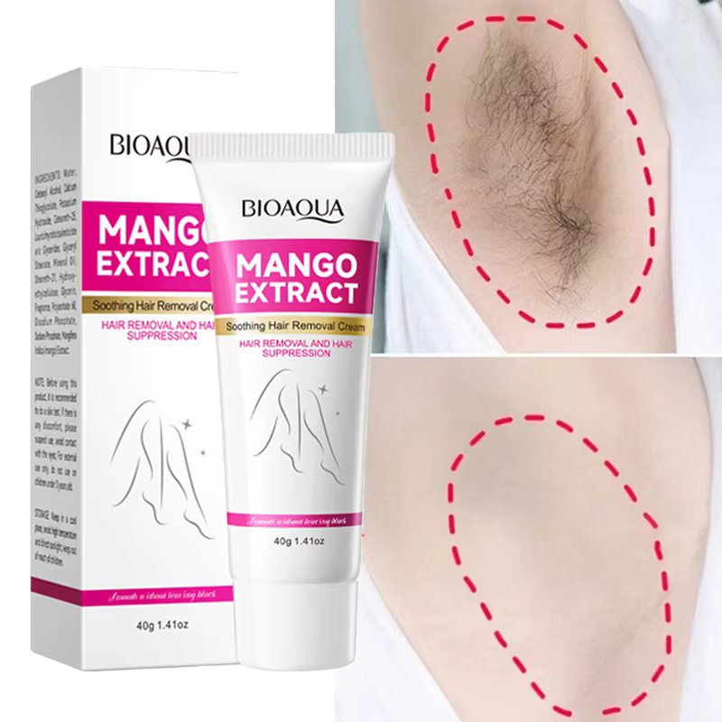 Crème dépilatoire permanente
