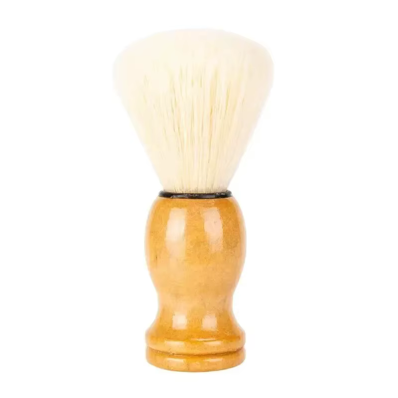 Brosse à raser pour homme à poils doux, outil professionnel pour la préparation de la mousse à raser et kit de toilettage facial pour barbier