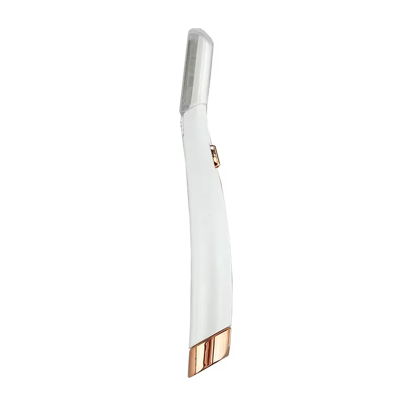 Tondeuse à sourcils électrique avec lumière LED