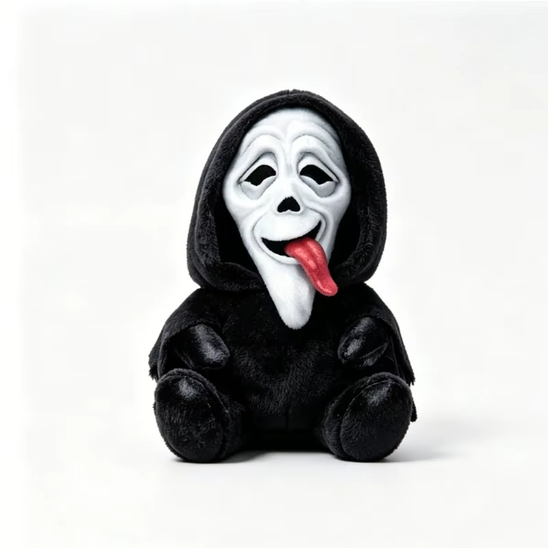 En stock : Peluche Scarymovie Youtooz Scream Ghost Face, poupée tueuse de film d'horreur, cadeau de collection pour Halloween pour les fans