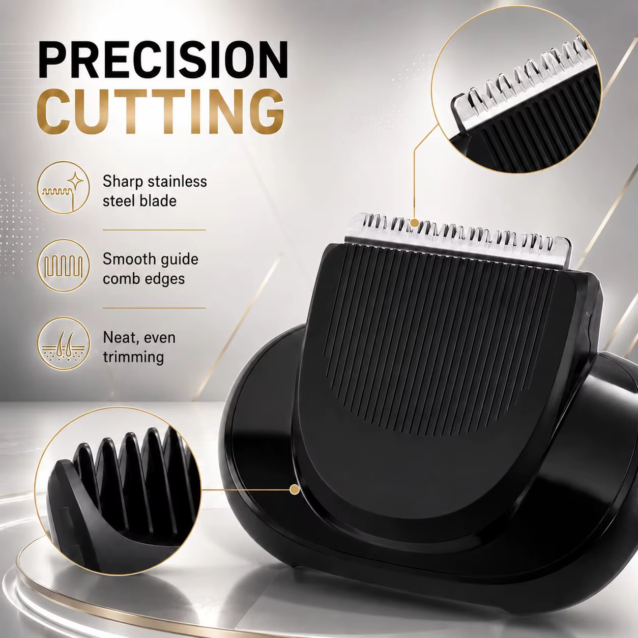 Accessoire de tondeuse à barbe compatible avec les peignes de guidage Braun Series 5, 6 et 7 pour 5120s/5150cs/5049cs/6177cc/6120s/7171cc/5118s/6172cc