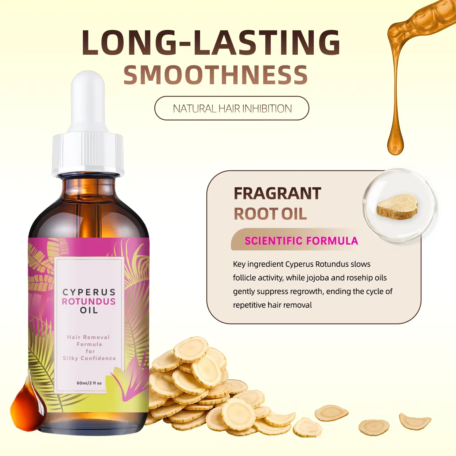 Huile dépilatoire 60ml