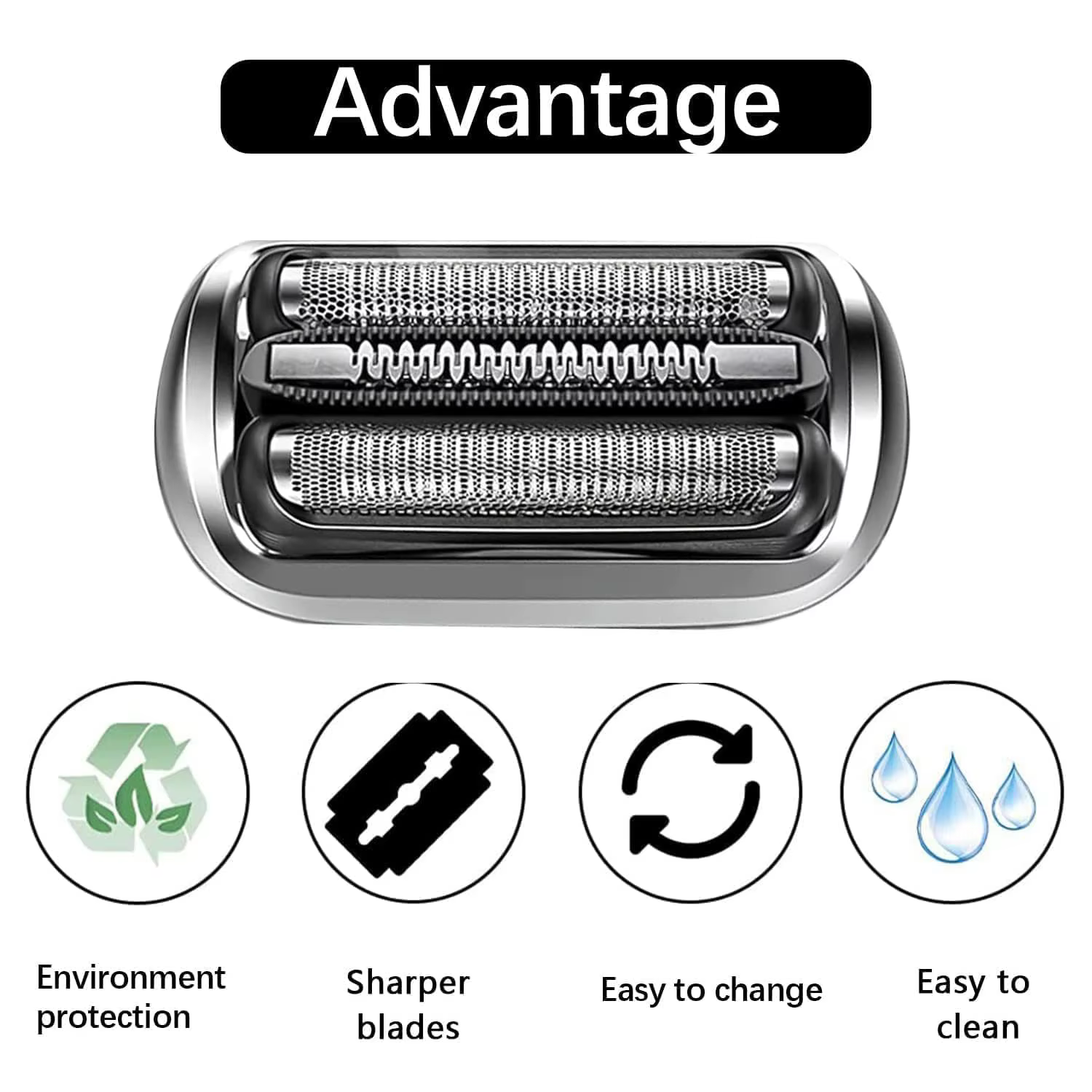 Tête de rasoir de rechange Brangdy 73S compatible