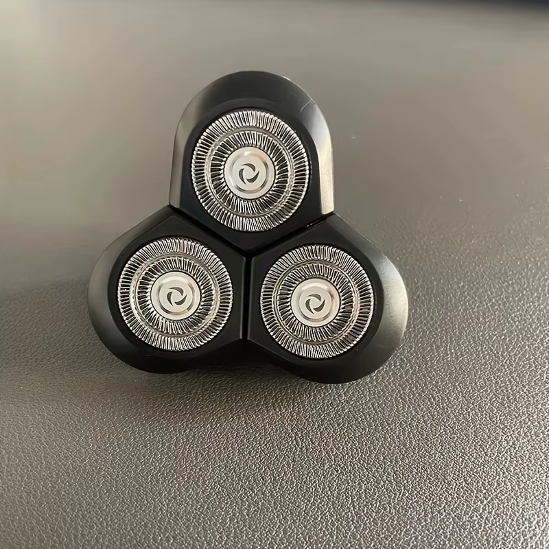Tête de rasoir électrique rotative à 3 couteaux