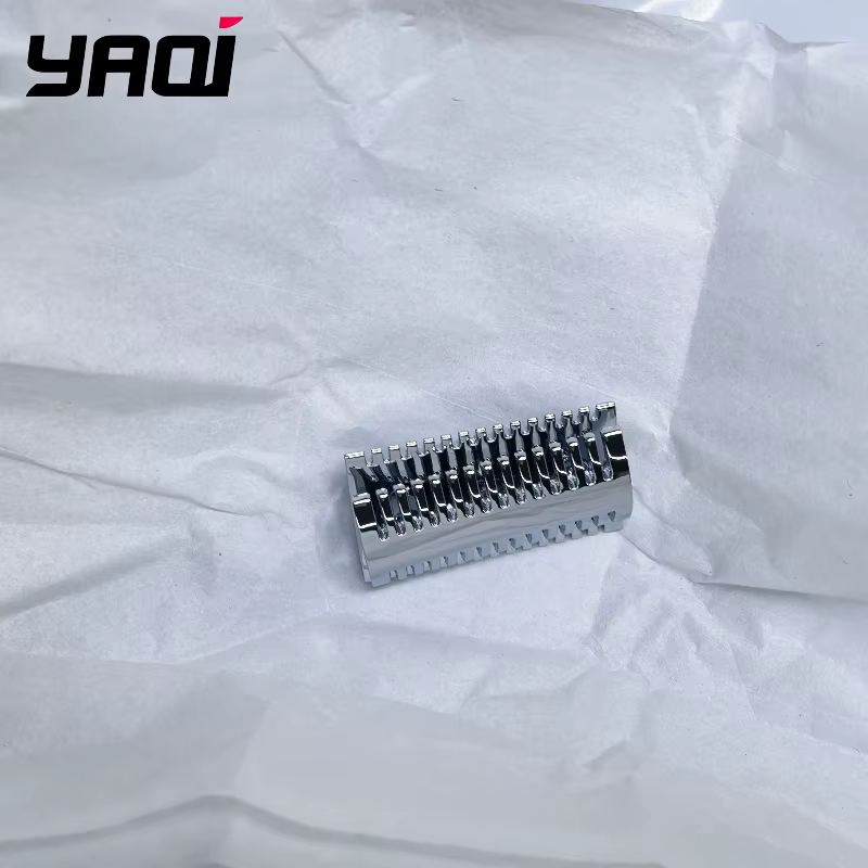Nouveauté 2026 ! Tête de rasoir de sécurité YAQI Chrome Mellon pour homme