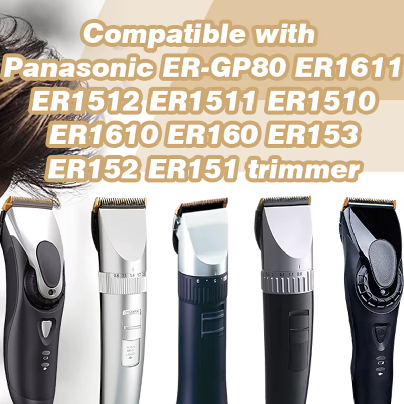 Lame de remplacement professionnelle pour tondeuse à cheveux Panasonic ER-GP80