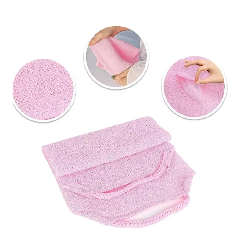 Exfoliant frottant serviette de bain gant de toilette élastique douche corps gommage nettoyage Massage