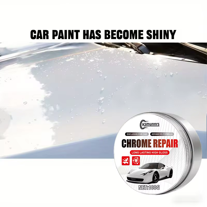 Cire blanche spéciale pour voiture, cire de polissage et de rénovation pour peinture blanche, cire de protection imperméable à revêtement cristallin pour la protection de la peinture
