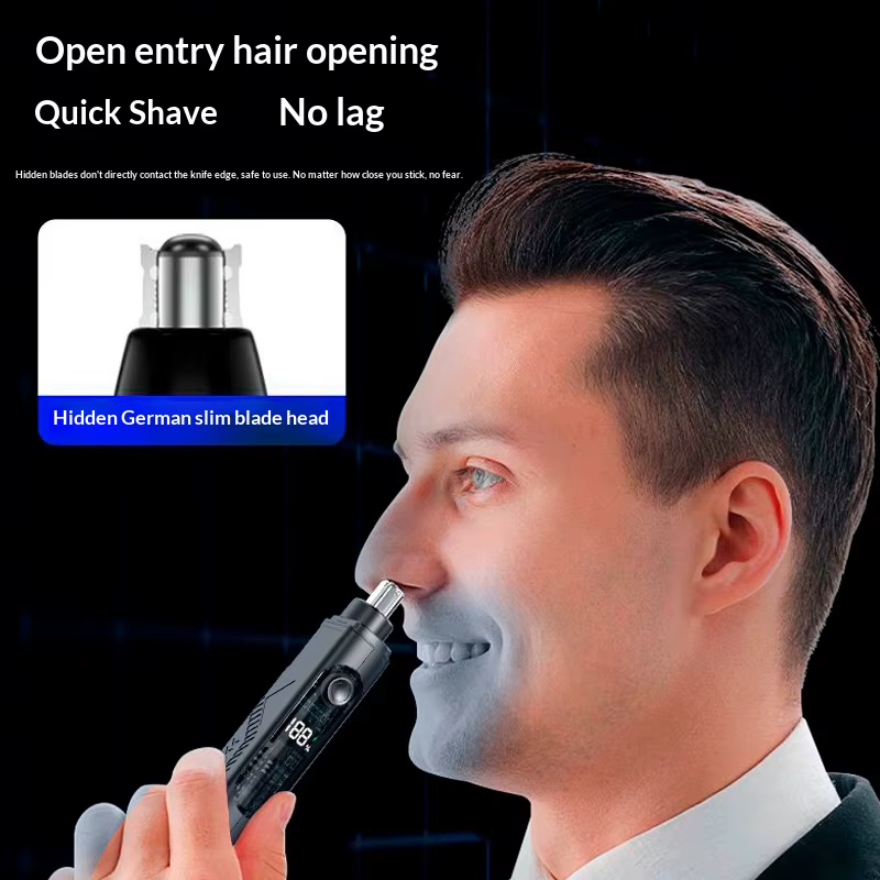 Tondeuse électrique portable pour le nez et les oreilles