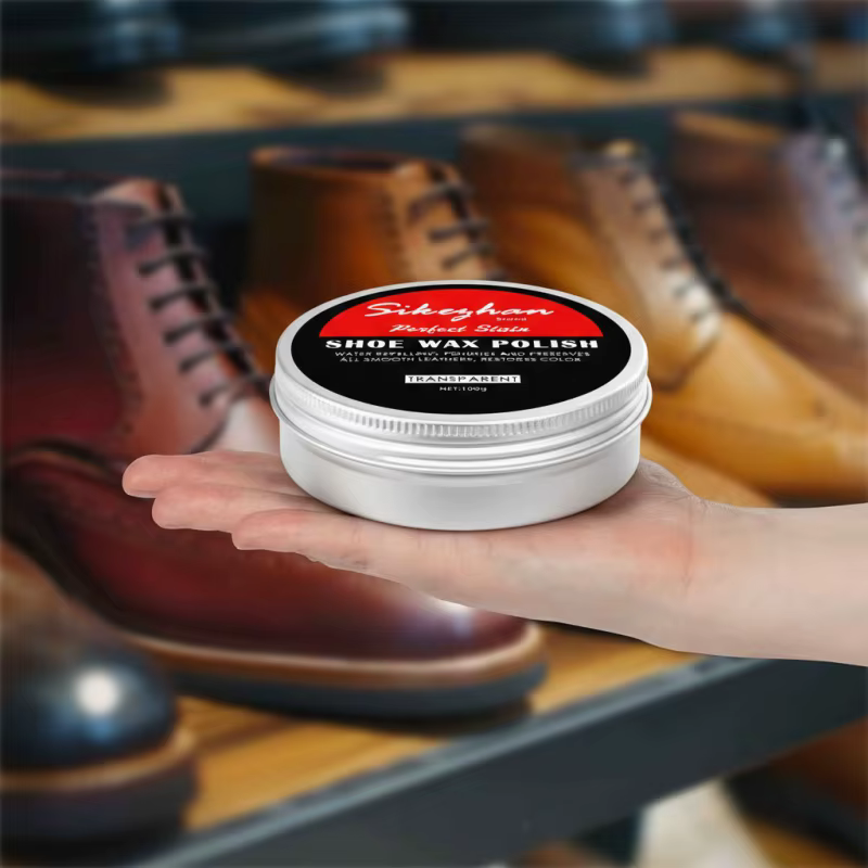 Crème de soin pour chaussures en cuir, transparente, incolore, inodore, vison, conditionnement, imperméable, protection contre la brillance, entretien des chaussures