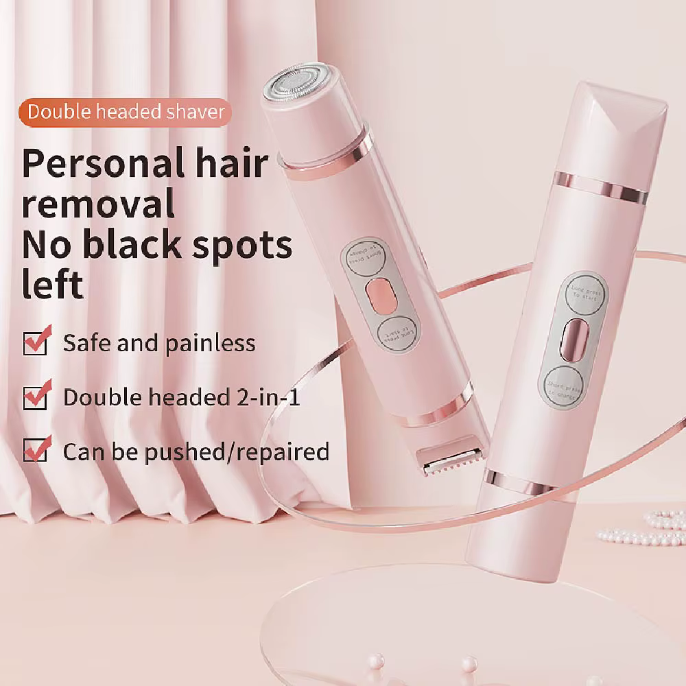 Tondeuse à cheveux électrique pour femmes 2 en 1