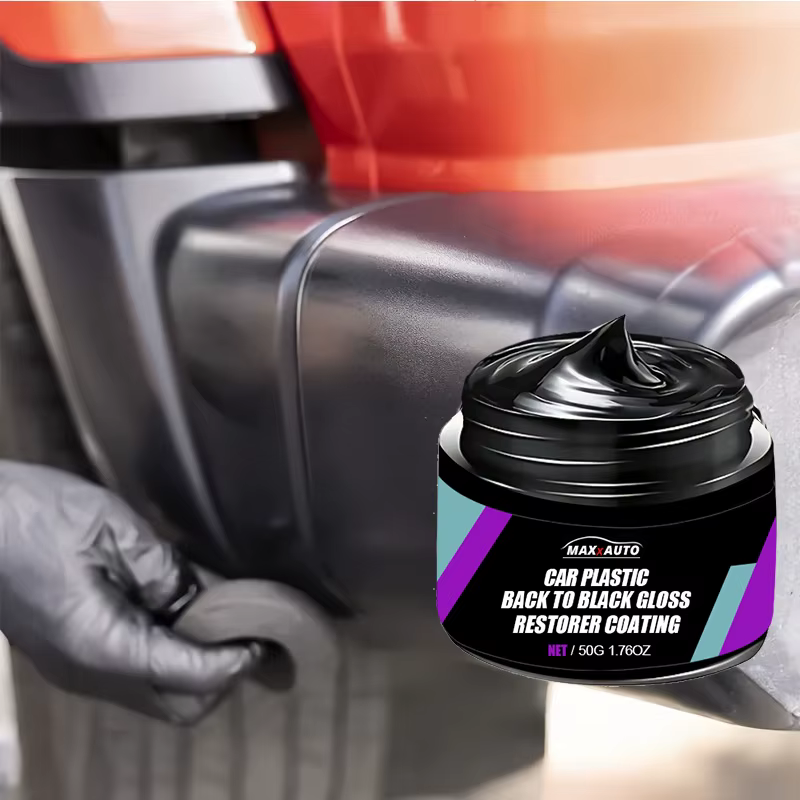 Cire de polissage universelle pour réparation du cuir et du plastique de voiture, crème de reconditionnement pour intérieur d'automobile pour le soin du cuir/plastique/caoutchouc