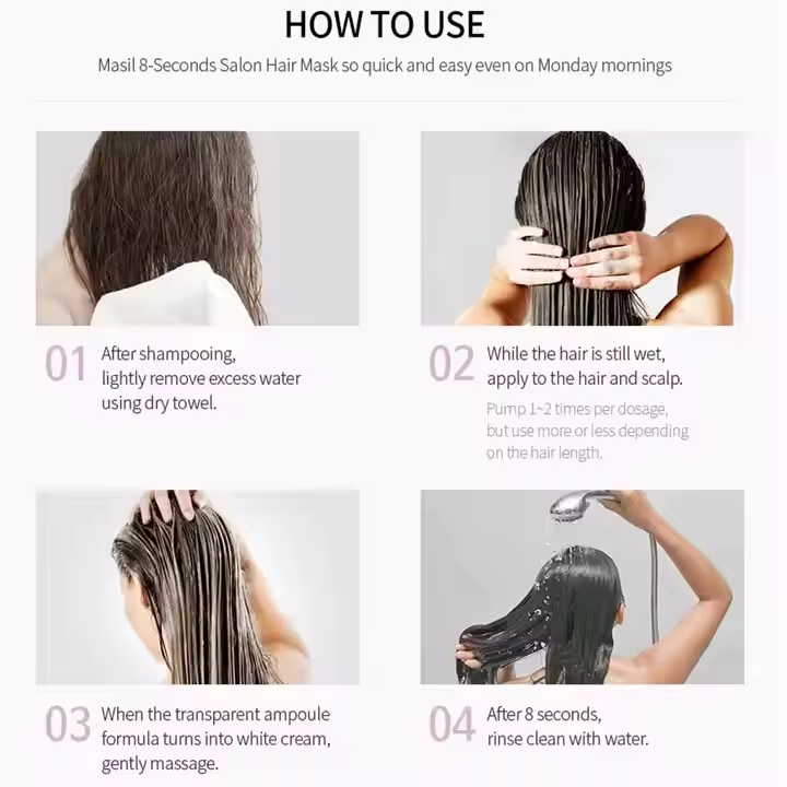 Masque capillaire pour Salon de 8 secondes
