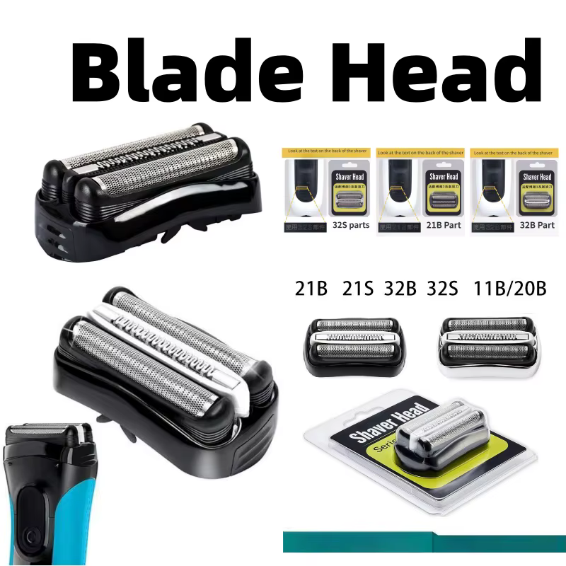 215 lames 21B et 32B : compatible avec les rasoirs Braun 300s, 1s, 33010s, 320, 3000s, 3010s, 3040, 350cc