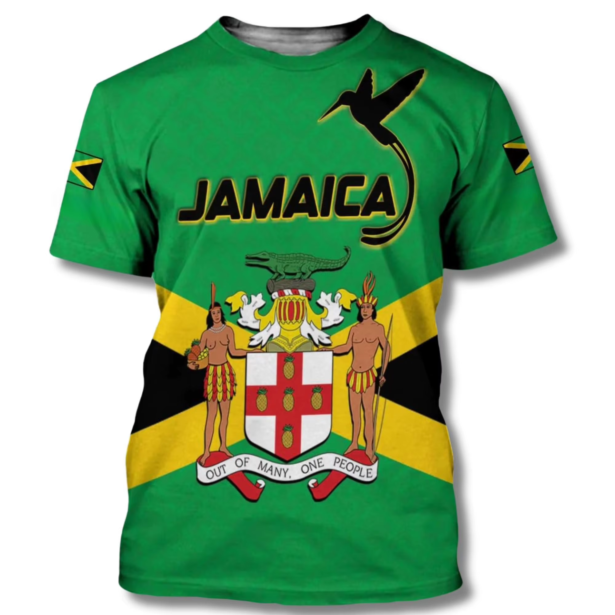 Maillot de football Jamaïque pour hommes et femmes, T-shirt de sport à manches courtes, respirant, séchage rapide, décontracté, unisexe, pour fans