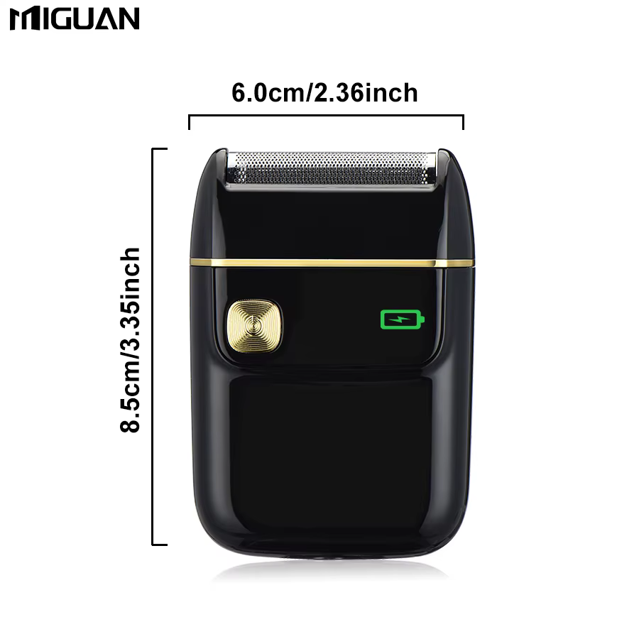 Rasoir électrique rechargeable par USB - Lames oscillantes