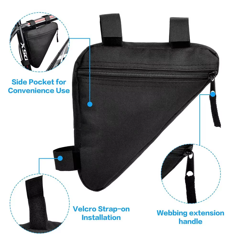 DOMEN – sac triangulaire de vélo, sac étanche pour Tube avant de cadre de vélo, sac de cyclisme, sac à outils, sac de rangement de vélo, accessoires de vélo