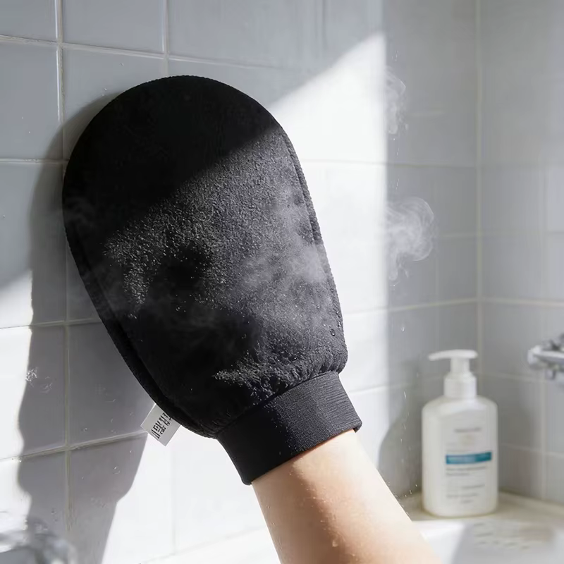 1/2 Paires de Gants Exfoliants pour la Douche, Gants de Gommage Corporel pour Femmes et Hommes, Gadget de Nettoyage Exfoliant