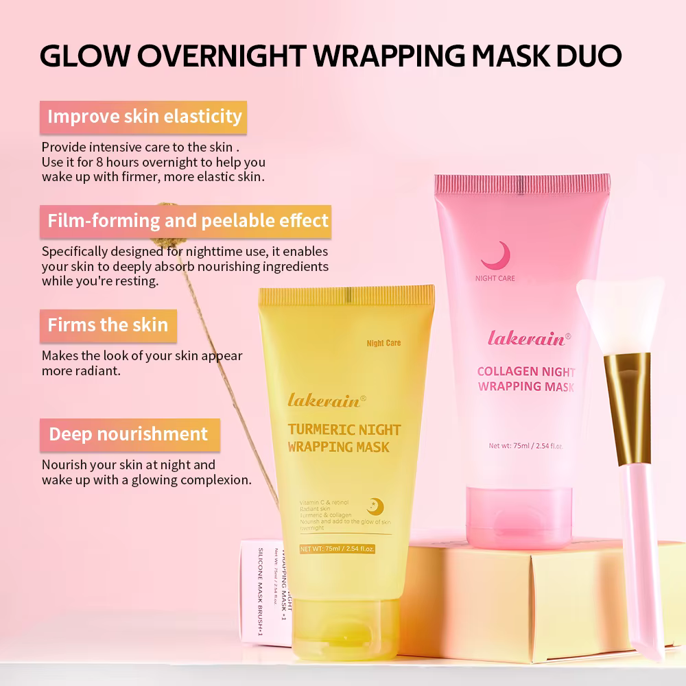 Masque d'emballage de nuit brillant