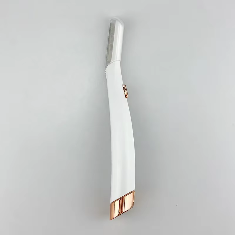 Tondeuse à sourcils électrique avec lumière LED