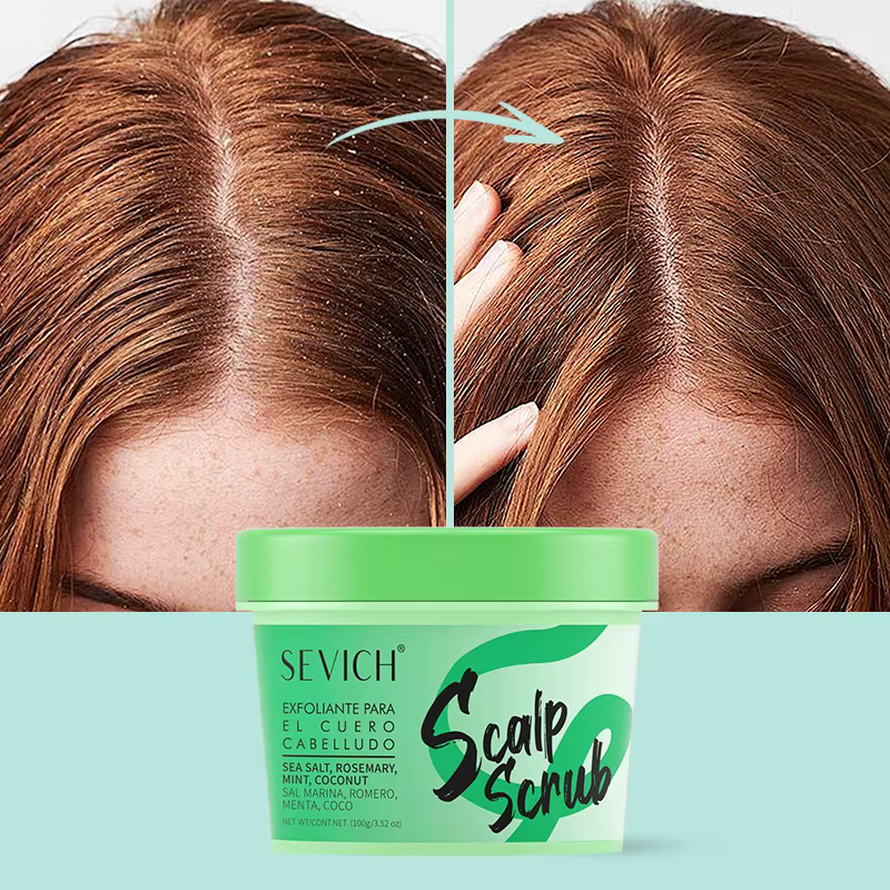 Gommage du cuir chevelu pour laver les cheveux, crème de contrôle de l'huile, exfoliante, Anti-démangeaison, réparation, nettoyage du cuir chevelu, soins de Massage, crème exfoliante